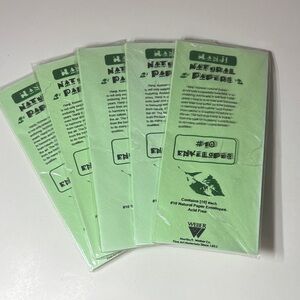 Green Hanji Natural Papers Envelopes